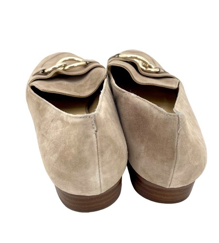 Sole Society Women's Shoes Loafers Tan Suede Leather Slip On Flats SZ 8 SH34 - Picture 9 of 11