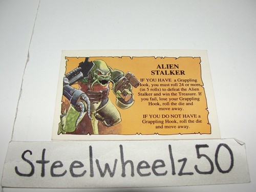 Keys To The Kingdom Juego de Mesa Alien Stalker Monster Card 1992 Juego Parte Pieza - Imagen 1 de 3