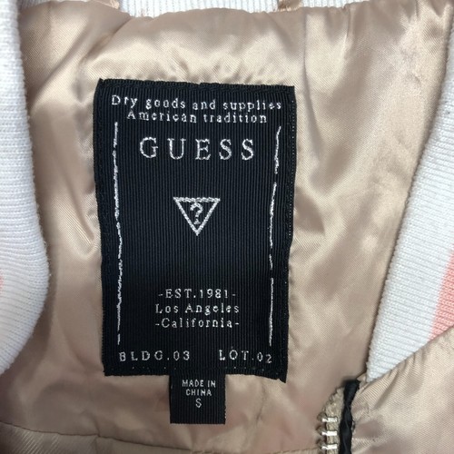 Bomber vintage Guess donna full zip ricamato taglia small Y2K B322 -23 - Foto 6 di 16