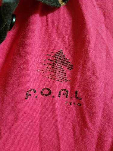 Vintage Y2K F.O.A.L rsta Women's Polo Shirt Hot Pink Black **CLEARANCE** - Picture 2 of 4