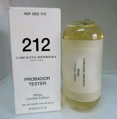 212 White Eau De Toilette Spray (Tester) By Carolina Herrera - 2 oz 212 White Eau De Toilette Spray (Tester) By Carolina Herrera - 2 oz