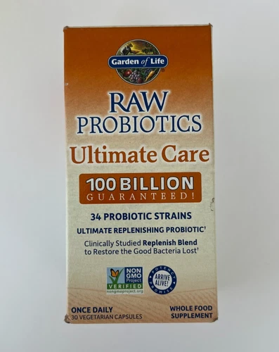 Garden of Life RAW Probiotics Ultimate Care 30ct, NEW FREE SHIP 01/26_6640