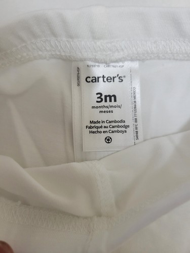 Carters Baby Mädchen Blumen Tanktop & Biker Shorts Set NAGELNEU Gr. 3 Monate - Bild 6 von 6