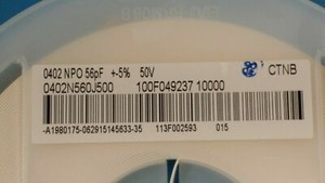1000pc Disc Ceramic Capacitor 47pF 50V ±5/% NP0 RoHS Taiwan NPO