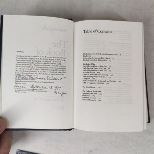 Rare Vintage - The Book of Common Prayer Episcopal Church Seabury Press 1977 - Bild 20 von 24