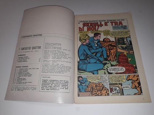 I FANTASTICI QUATTRO Corno n° 13 + che BUONO - Picture 6 of 6