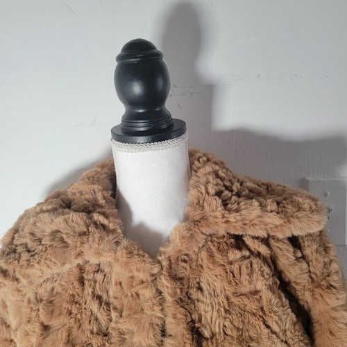 Shein Womens Foccy Brown Long Sleeve Collared Teddy Coat Jacket Size Small - Picture 5 of 10