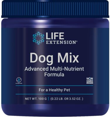 Life Extension Dog Mix Better Nutrition for Your Dog Vitamins, Probiotics 100 g
