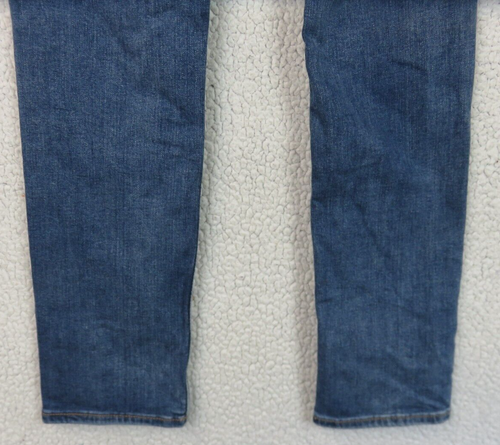 Herren SILBER Allan Jeans blau Baumwollmischung Stretch Denim Hose Größe 30x32 - Bild 5 von 10