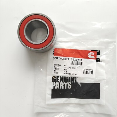 #ad GENUINE OEM for Cummins 3910739 Fan Drive Ball Bearing 5.9L 6.7L 89 12 NOS New $26.89