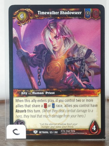Timewalker Shadowseer - Betrayal of the Guardian - Singles - 123/202 - WoW TCG - Imagen 12 de 16