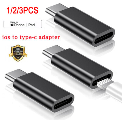 For iPhone ios to Type USB C Adapter Converter Charging Cable Adapter Data  Sync UK
