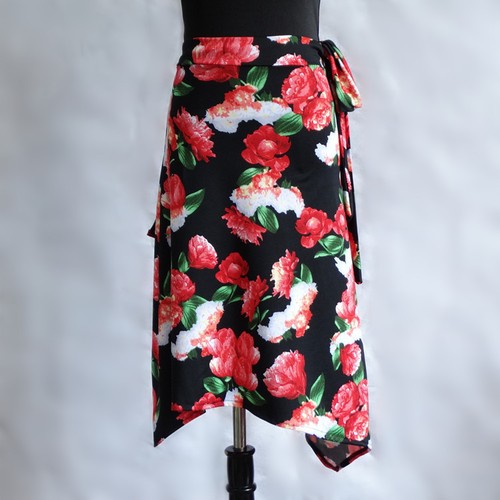 Lady Ballroom Latin Salsa Tango Dance Skirts Slim Skate Wrap Scarf Dancewear New - Picture 23 of 27