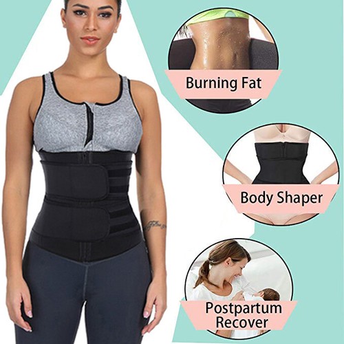 Women Fit Waist Corset Trainer Sauna Sweat Weight Loss Body Shaper Sports Corset - Picture 4 of 69
