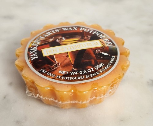 Yankee Candle Tarts Wax Warmer Vintage Hot Buttered Rum 1061072 NEW Sealed Vtg - Picture 3 of 4