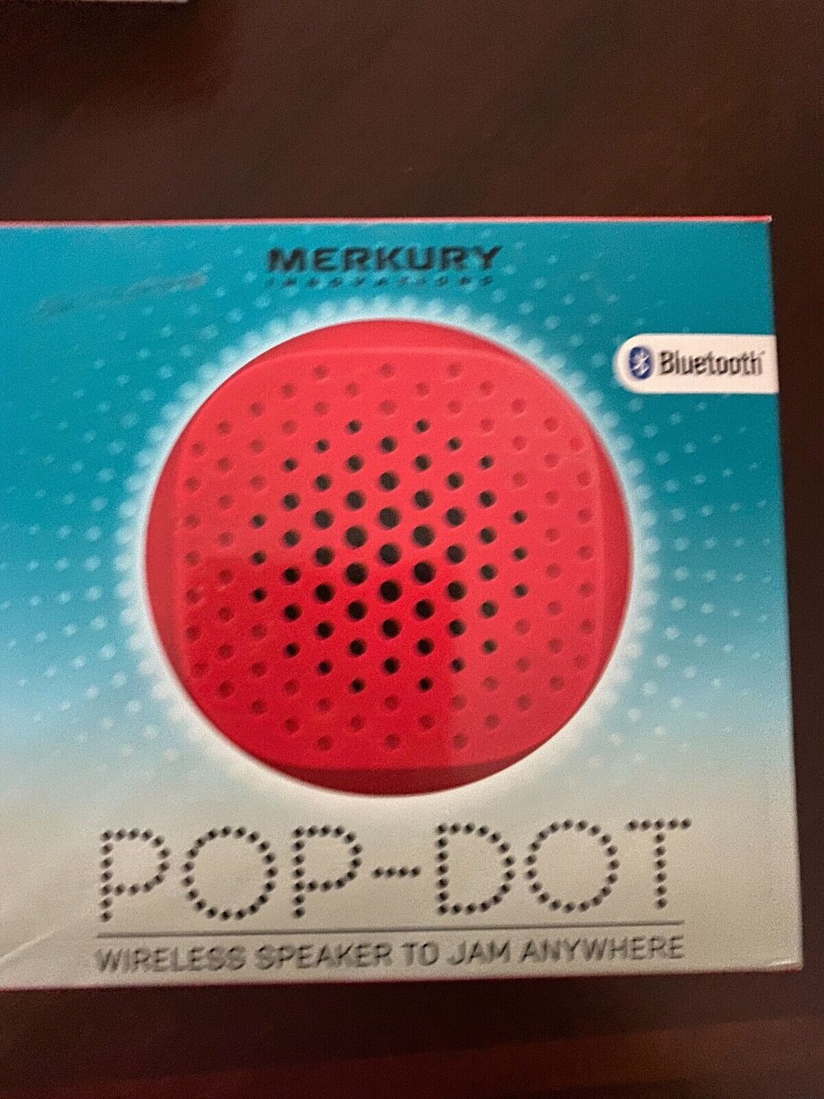 Merkury Pop Dot Wireless Bluetooth Speaker Red