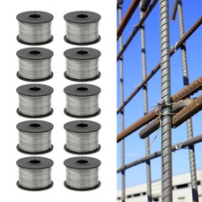 10 Rolls 110m/360.89ft For Rebar Iron Wires Universal Tie Wire Bundling Machine