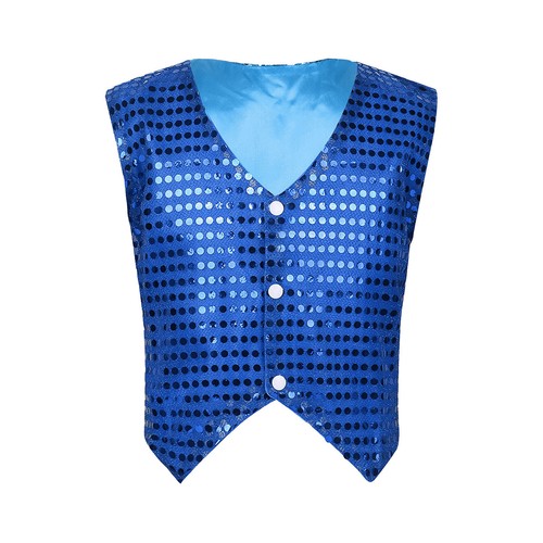 Kids Girls Boys Metallic Bomber Moto Jacket Coat Hip Hop Jazz Dance Top Disco - Picture 69 of 188