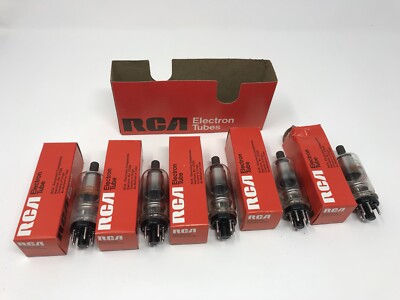 Vintage RCA Electron Vacuum Radio Tubes 3A3C Lot of 5 Made in USA Tested