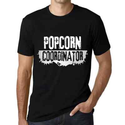 ULTRABASIC Herren T-Shirt Popcorn Koordinator Popcorn Coordinator T-Shirt