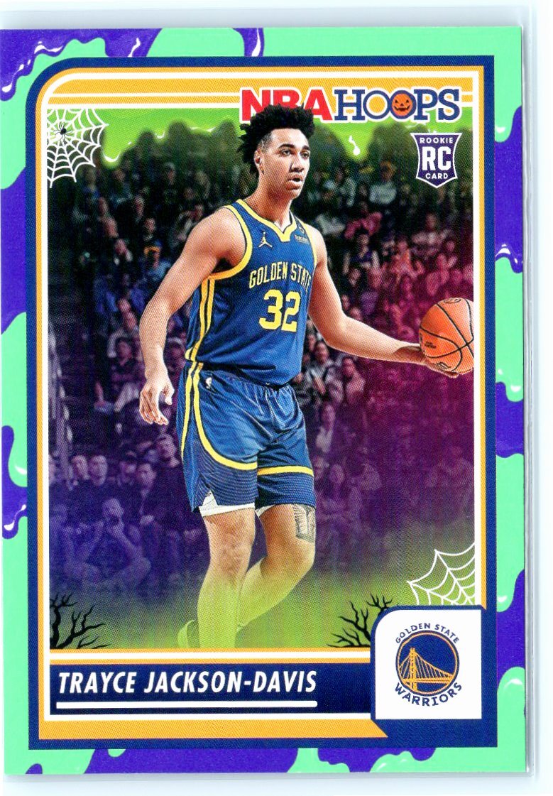 2023-24 Hoops Haunted Hoops #68 Trayce Jackson-Davis Slime RC