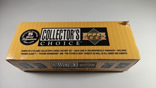 Vintage 1994 UPPER DECK "COLLECTORS CHOICE" MLB Trading Cards - Complete Set