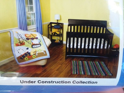 construction baby bedding