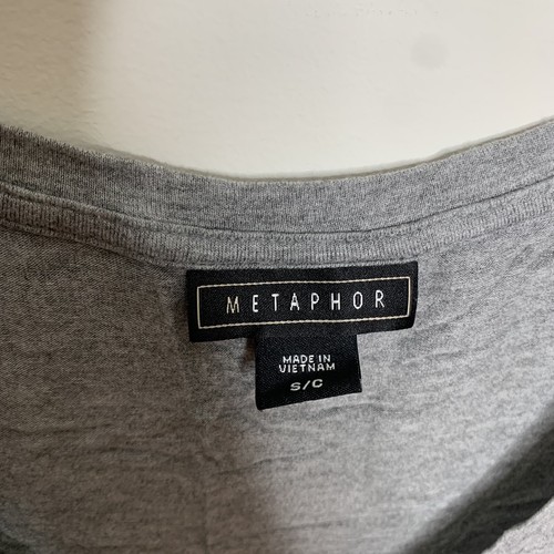 Blusa camisa para mujer Metaphor gris sin mangas - Imagen 2 de 5