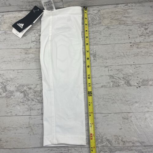 NWT Adidas Techfit Padded Compression Arm Elbow White XLT Tall 1 Sleeve Sports - Picture 3 of 5