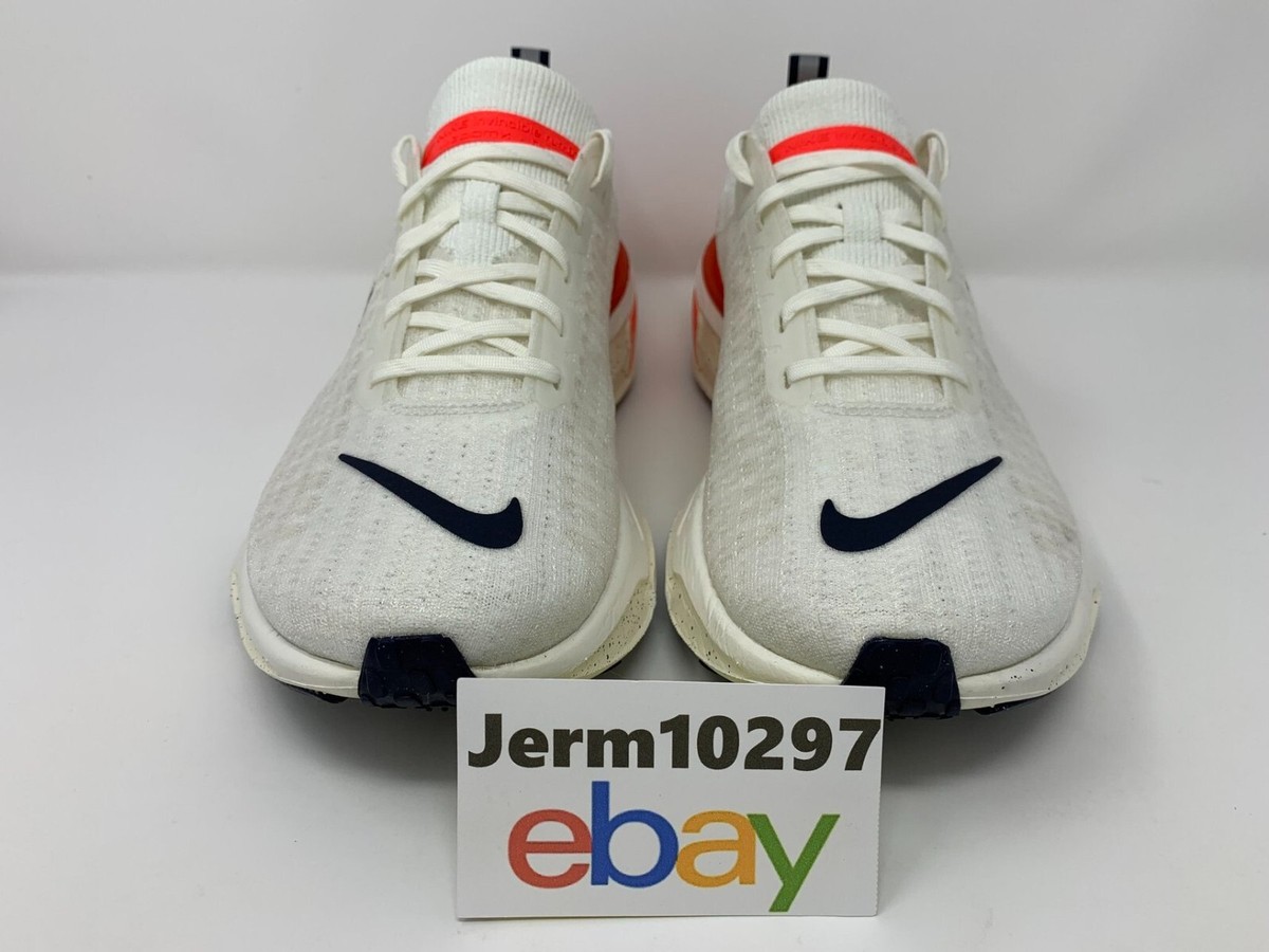 New Men's Nike ZoomX Invincible Run FK 3 White Red Size 10