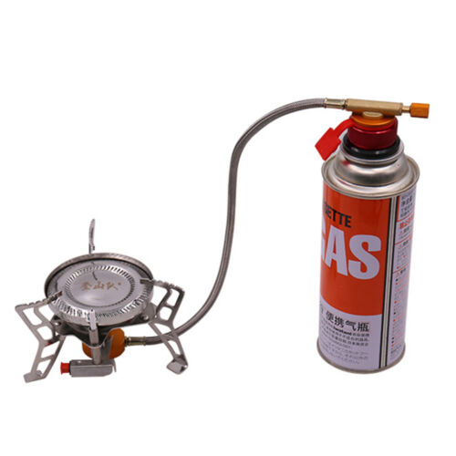4600W Mini Stove Cooker Cookware Outdoor Butane Propane Burner Hiking Picnic J - Picture 3 of 10