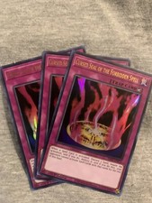 3x Cursed Seal of the Forbidden Spell 1st Edition Ultra Rare RA03-EN076