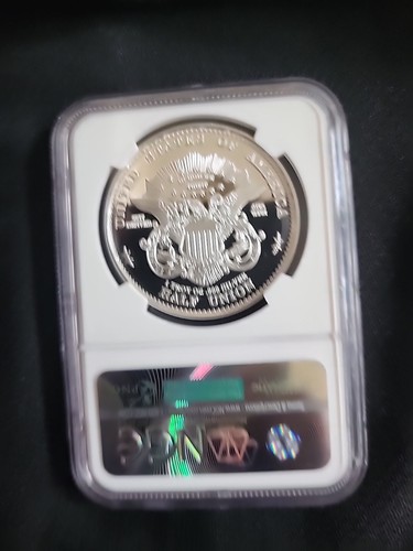 William Barber 1 oz Silver Half Union Pattern 2017 ANA Show Release NGC Gem PF - Picture 3 of 3