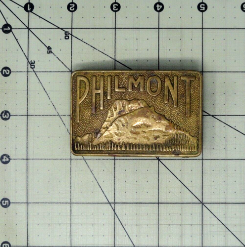 BSA Philmont Scout Camp Dress Belt Buckle Boy Scouts Of America Vtg 80s .NOX637 - Picture 3 of 8