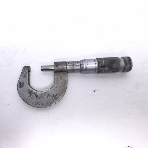 BROWN & SHARPE Vernier Outside Micrometer 0"- 1" VTG Made In USA