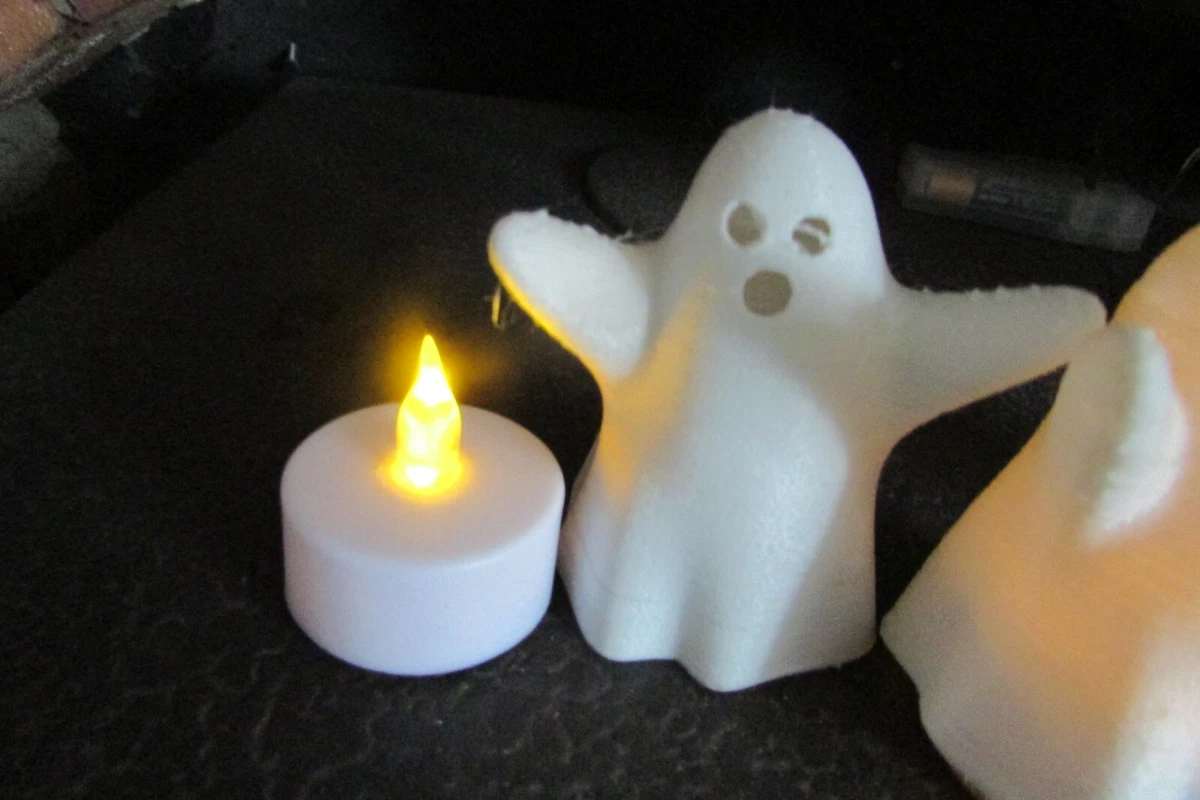 Ghost tea light deals