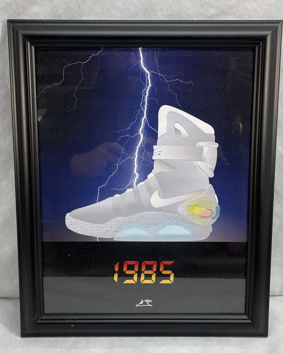 Nike Mag Limited Sneaker Poster Art Print Air Max Back To The Future 16X13
