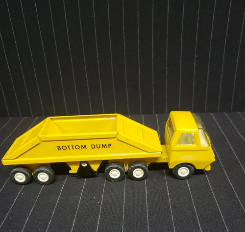 Tonka~Bottom Dump Truck/ Flatbed Trailer/Dump Truck/Cement Mixer~4 Vintage~Tonka - Picture 4 of 15