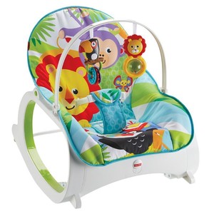 fisher price infant to toddler baby rocker chair blue 887961578072