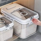7.5/15KG Kitchen Food Airtight Storage Container Box Cat Dog Feed Bucket Bin UK