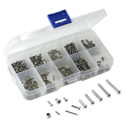 M1.6 M2 M2.5 1Box Stainless Steel Nuts Screws For RC 1/18 TRX4M Racing Crawler - Picture 3 of 7