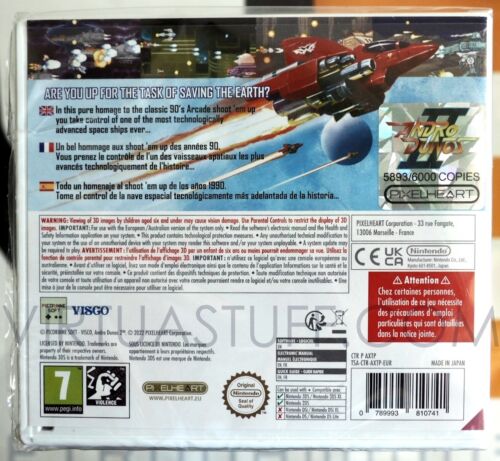 Andro Dunos II, 2, Nintendo 3DS, 2DS, Euro Market, 5893/6000, new factory sealed - Picture 2 of 4