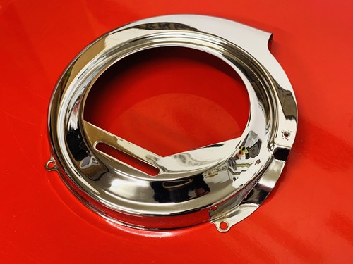 CUBIERTA VOLANTE VESPA GS Y SS180 1962 A 1968 CROMADA - Imagen 3 de 3