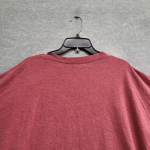 VINTAGE K SWISS Men Shirt 2XL Red Logo Graphic Y2K 90s Crew Neck SS READ - Picture 10 of 12