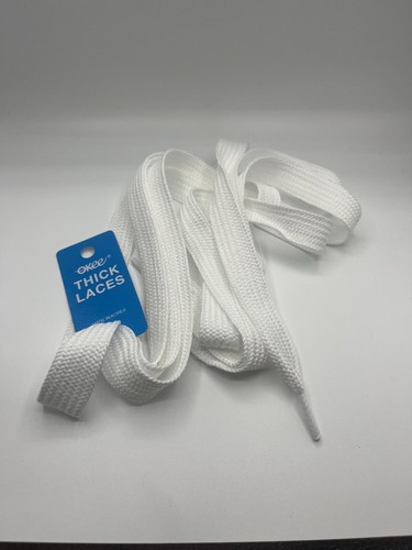 OKEE THICK LACES SHOELACES BLACK, WHITE, 2 PAIRS OR  12 PAIRS - Bild 5 von 5