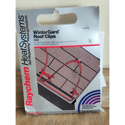 Raychem W905 Wintergard Roof Clips For Securing Wet Cable H612 H622 NOS