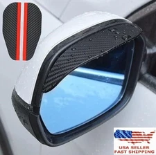2 Pcs Universal Car Rear View Side Mirror Rain Protector Cover Cap