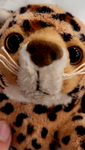 WILDADVEN/Leopard Cub Plush 5" Key Chain; Backpack Clip/Zipper Pull/Accessory 5+ - Picture 20 of 22