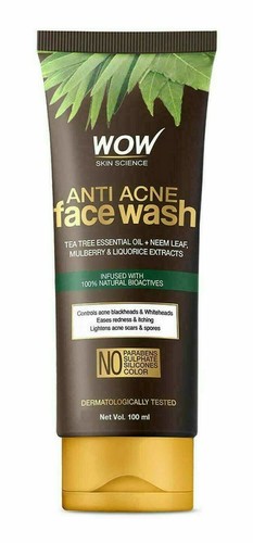 WOW Skin Science Anti Akne Gesichtswasser Teebaum & ätherisches Öl & Neem g704