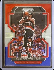 Rasheed Wallace - 2021-22 Panini Prizm Basketball - RWB Prizm #258